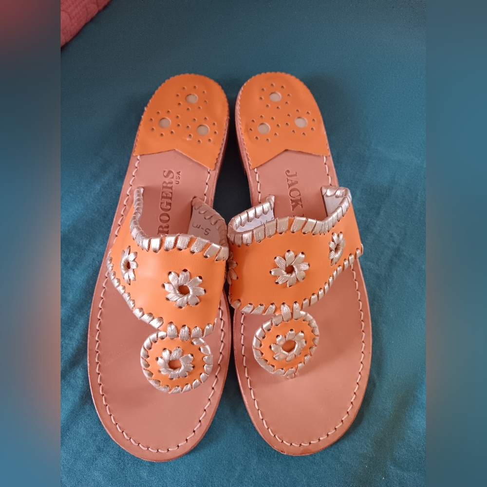 New leather Jack Rogers sandals